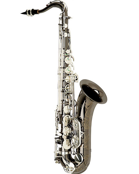Allora Paris Series Professional Tenor Saxophone AATS-805 - Black Nickel Body - Silver Plated Keys