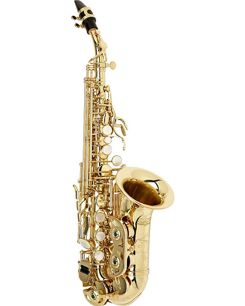 Allora Vienna Series Intermediate Curved Soprano Saxophone AASC-503 - Lacquer