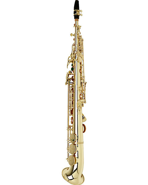 Allora Vienna Series Intermediate Semi-Curved Soprano Saxophone AASS-501 - Lacquer Back