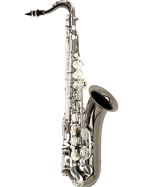 Allora Vienna Series Intermediate Tenor Saxophone AATS-505 - Black Nickel Body - Silver Plated Keys