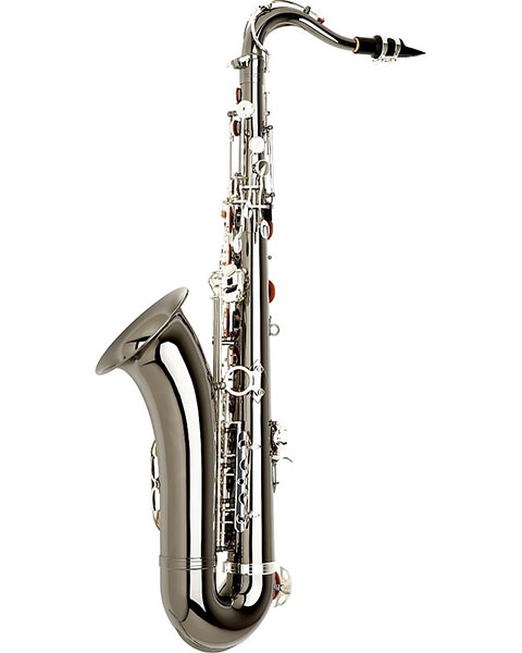 Allora Vienna Series Intermediate Tenor Saxophone AATS-505 - Black Nickel Body - Silver Plated Keys Side